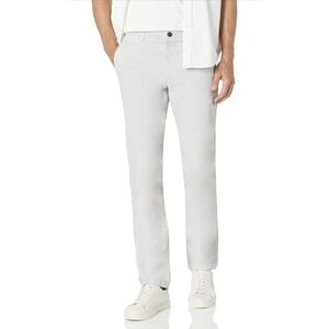 Goodthreads Men's Slim-Fit Washed Comfort Stretch Chino Pant White 42W x 34L New